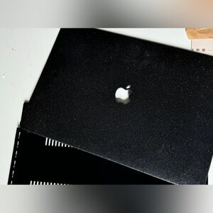 Black Glitter Caviar Silk MacBook Case from ChicGeeks